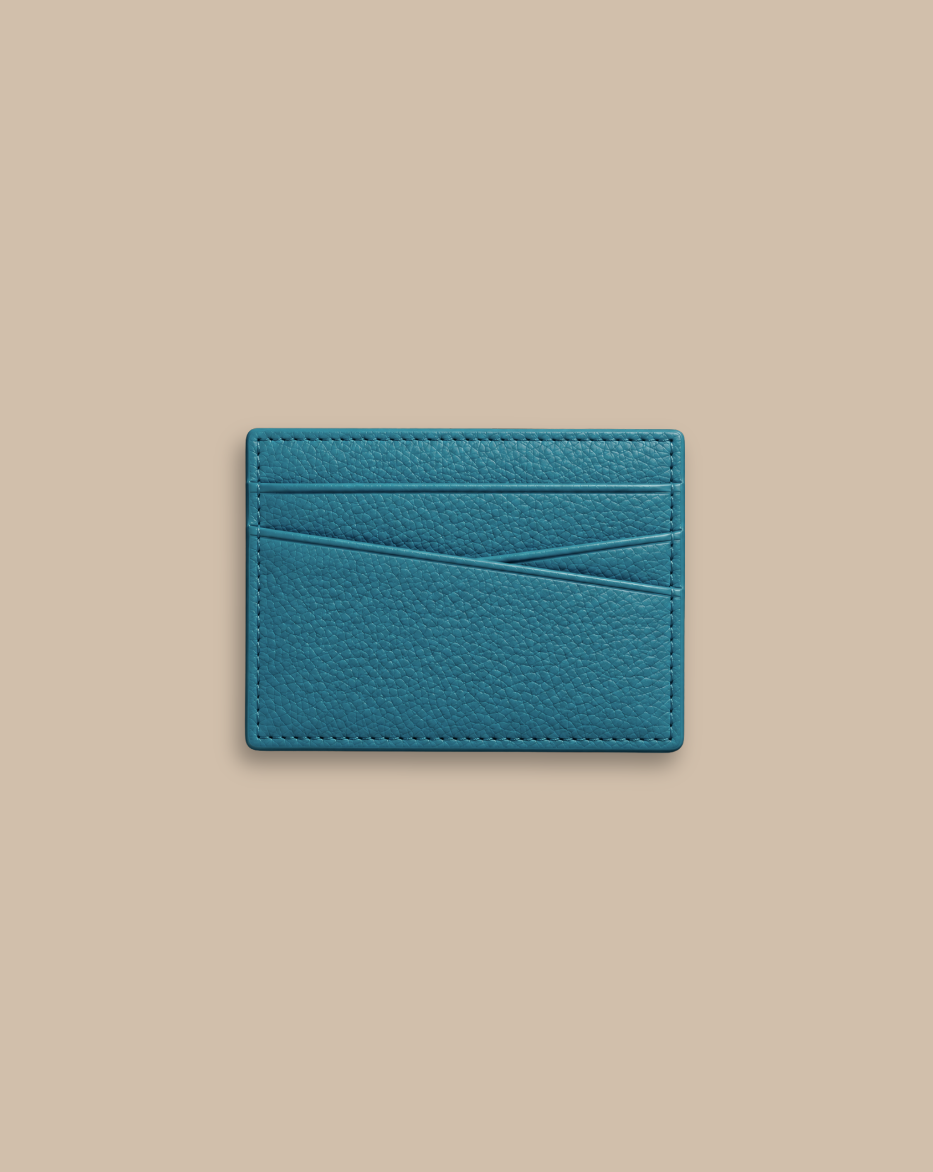 Slant Leather Cardholder