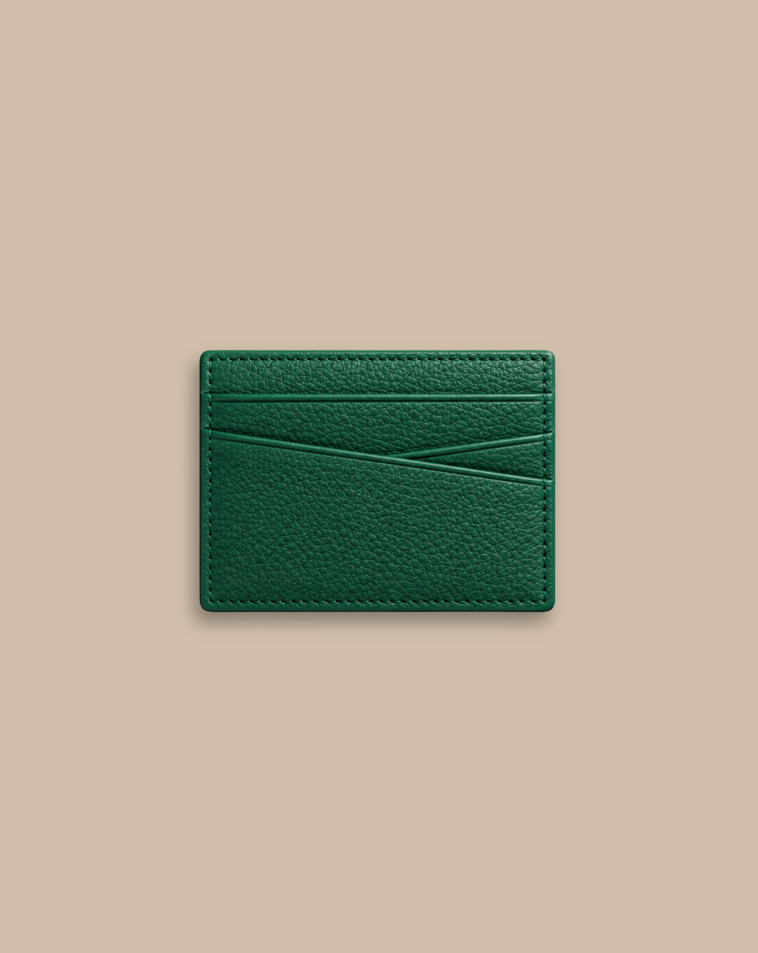 Slant Leather Cardholder