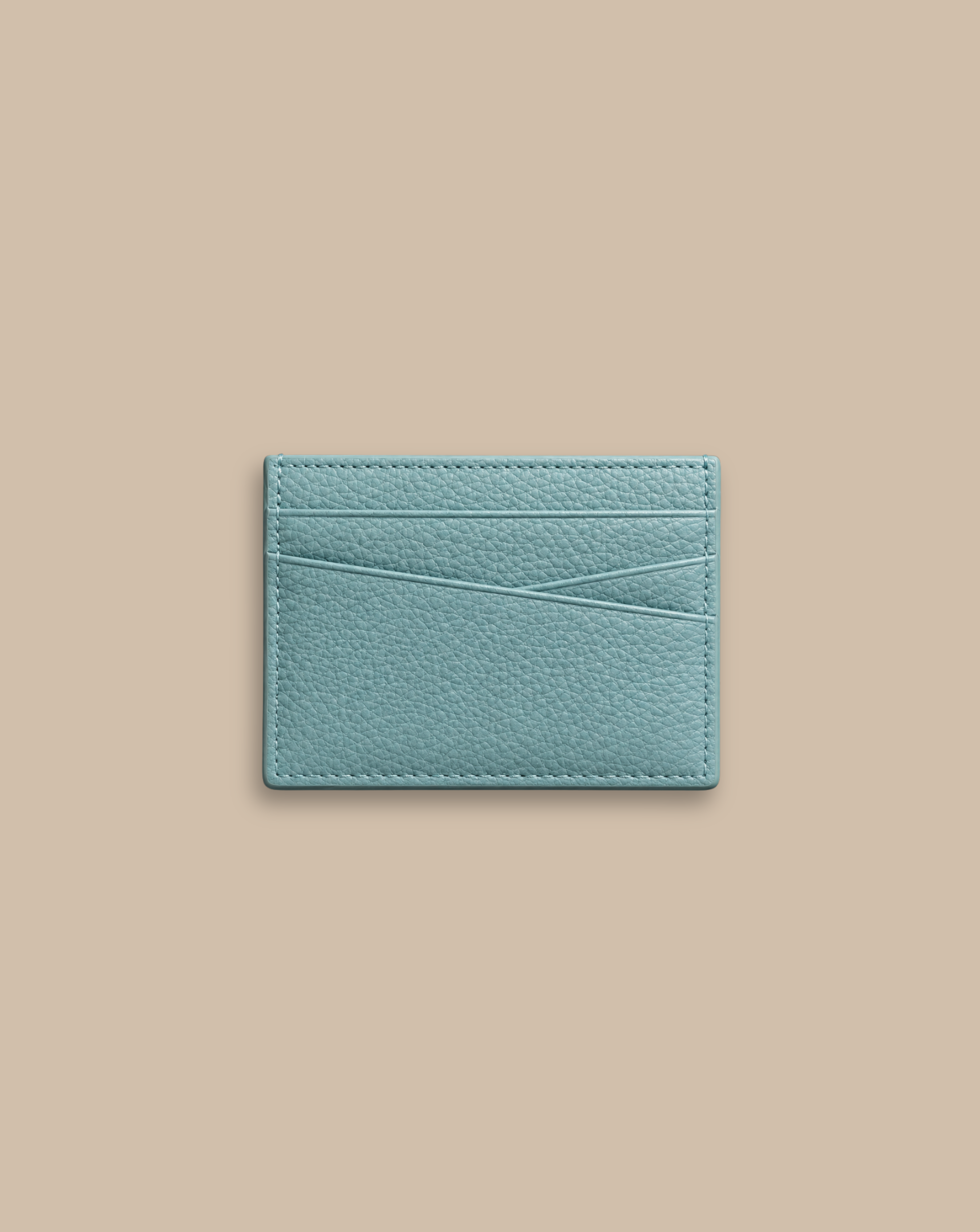 Slant Leather Cardholder