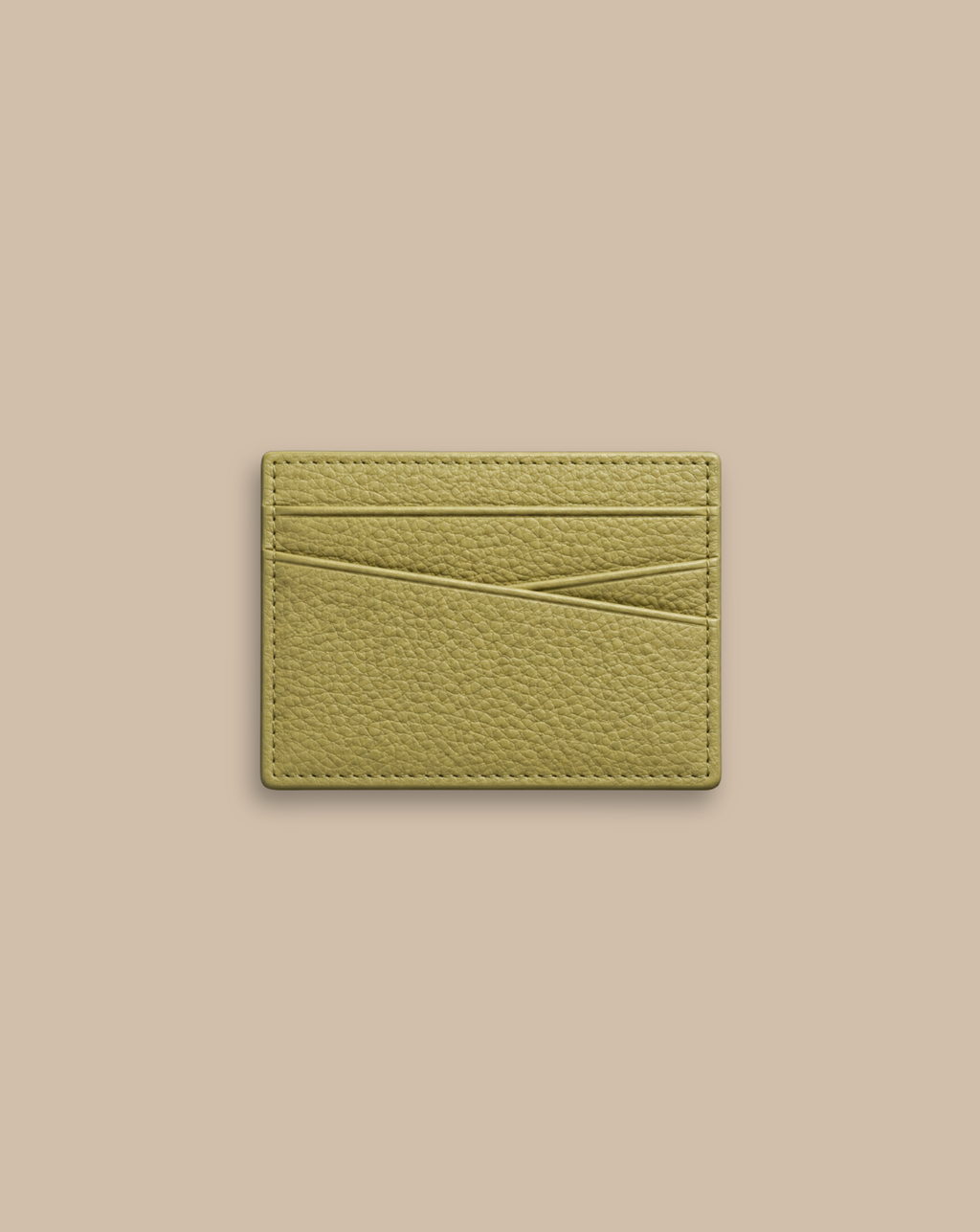 Slant Leather Cardholder