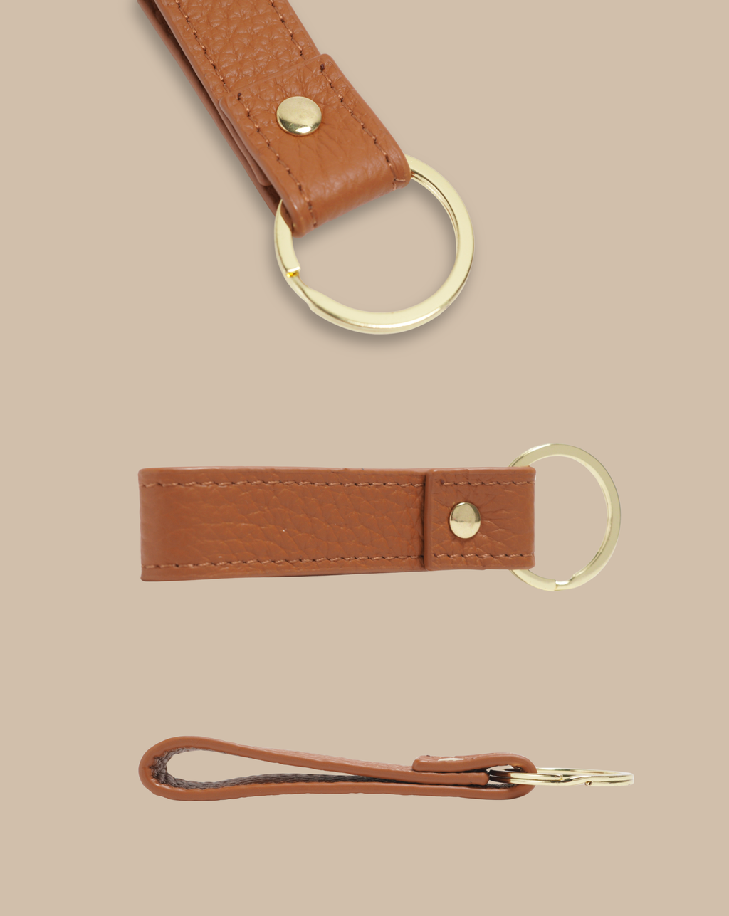 Noble Leather Keychain