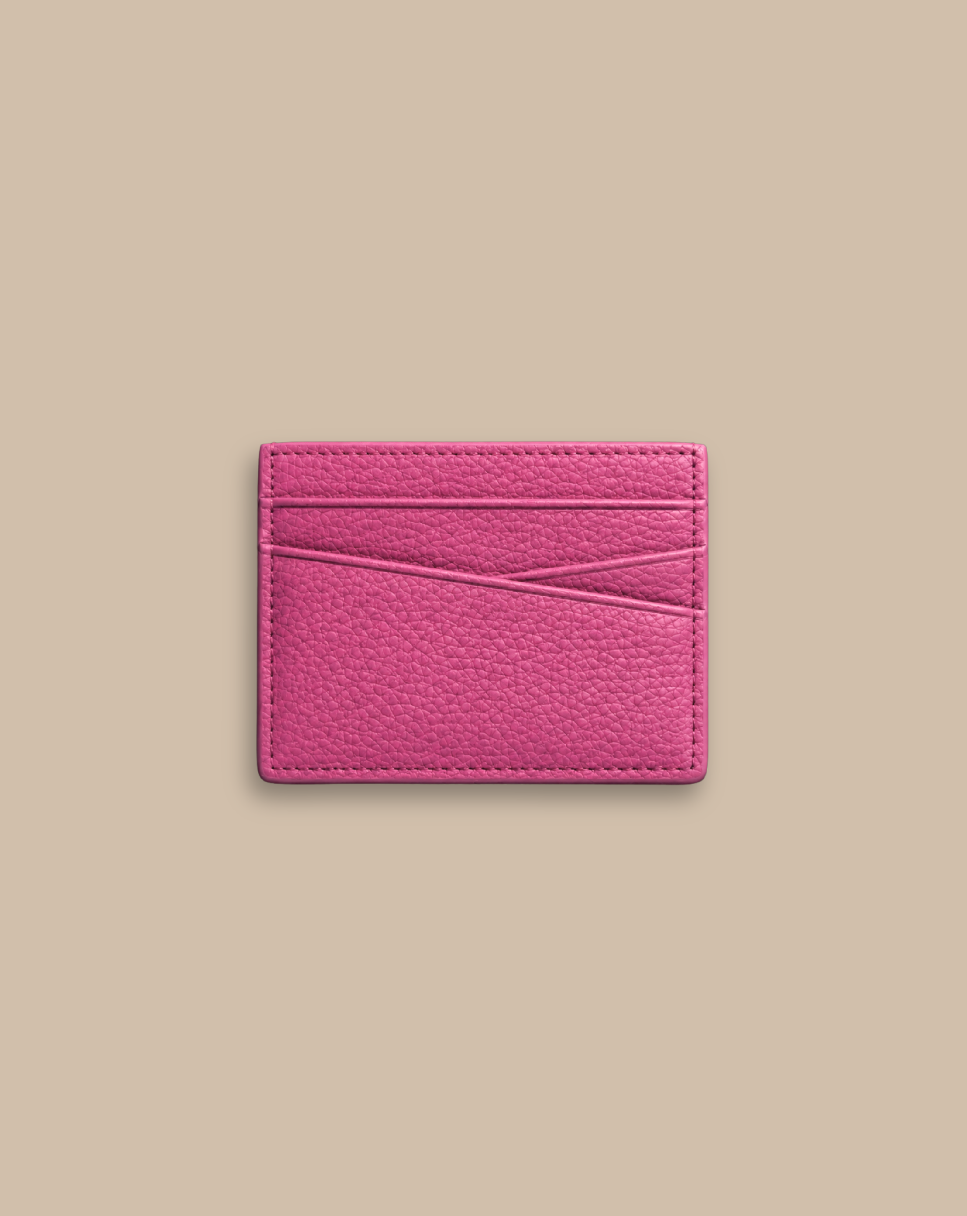 Slant Leather Cardholder